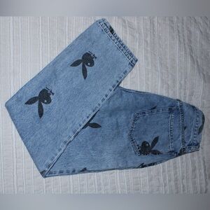 PLAYBOY Women's Light Blue Straight Leg Jeans